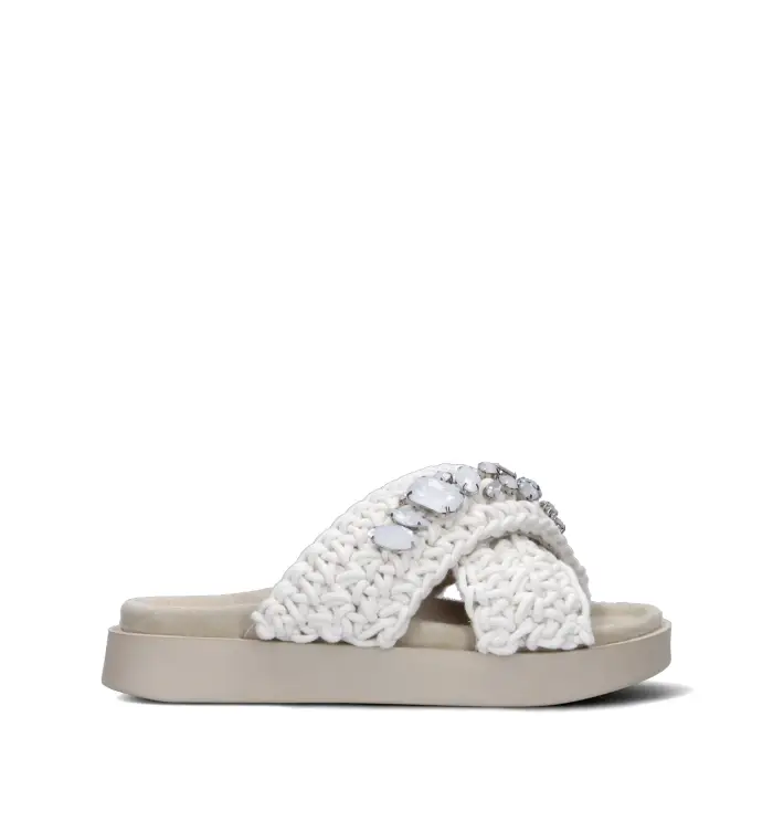 INUIKII Ciabatta donna bianca Vario