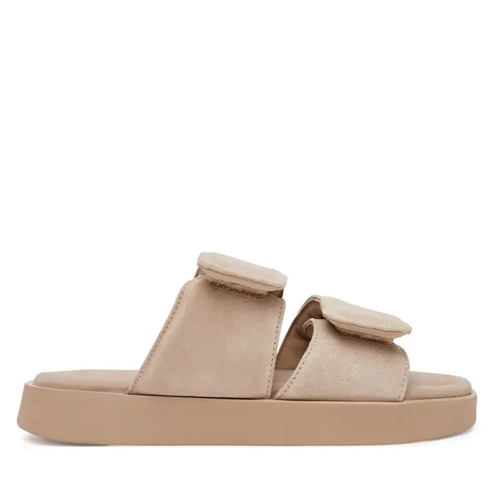 Inuikii Ciabatte Classic Suede Velcro 70104-128 Beige