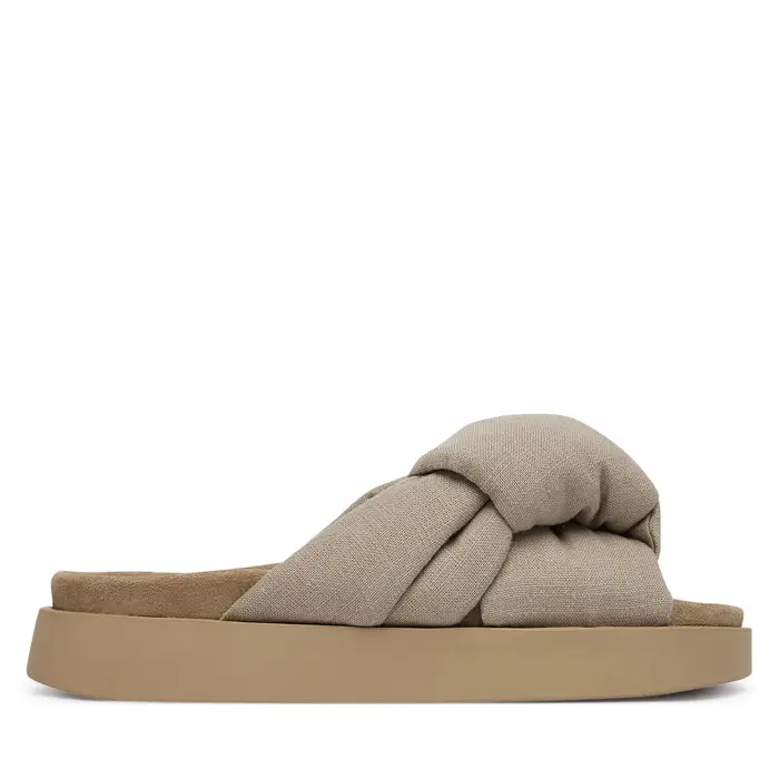 Inuikii Ciabatte Oversized Linen Knot 1004 003 0171 250 Beige