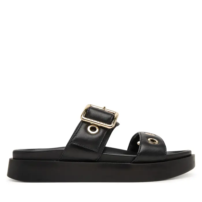 Inuikii Ciabatte Tilda Buckle 1004 003 0631 Nero