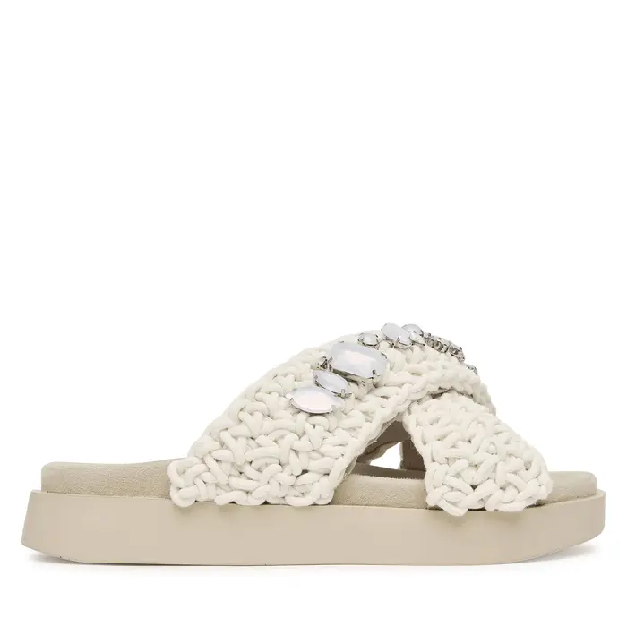 Inuikii Ciabatte Woven Stones 1004 003 0073 Bianco