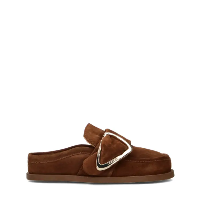 INUIKII Sabot donna marrone in suede Vario
