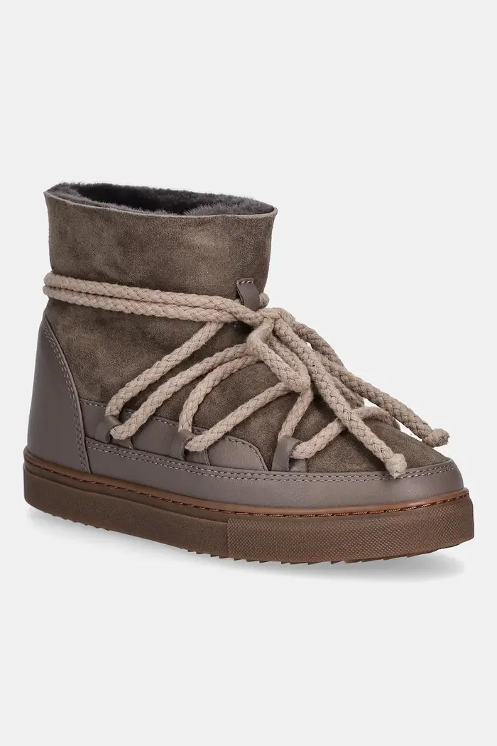 Inuikii stivali da neve in camoscio Classic Marrone