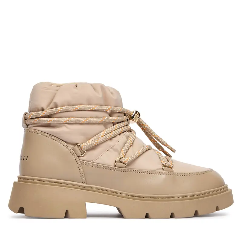 Inuikii Stivali da neve Biker Puffer 1002 001 0021 Beige