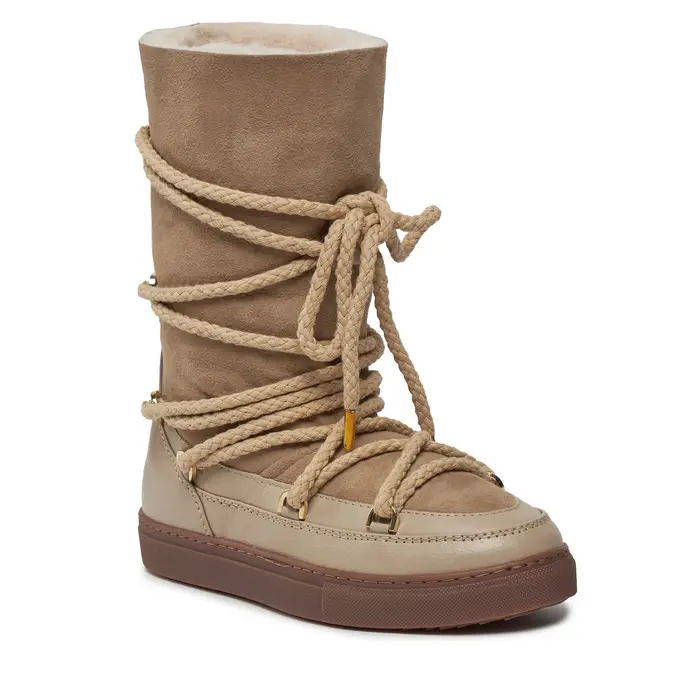 Inuikii Stivali da neve Classic High Laced 75107-096 Beige