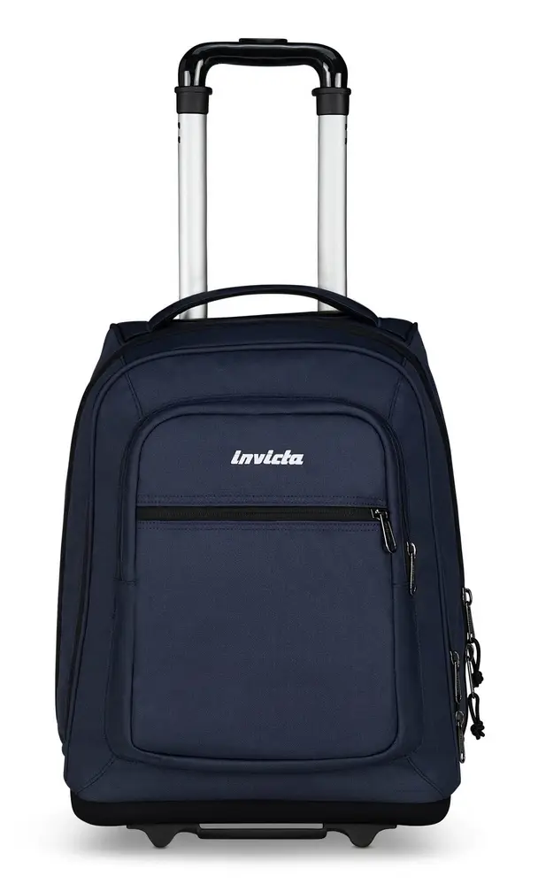 Trolley scuola Invicta Bump Plain Mood Indigo