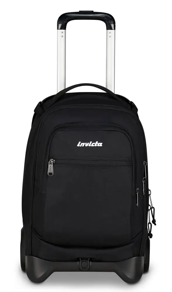 Trolley scuola Invicta Plug Plain Nero