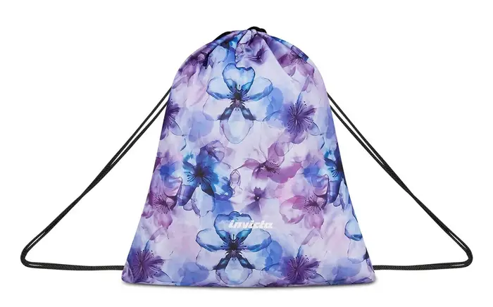 Zaino sacca Invicta Slight Bag Aqua Flowers