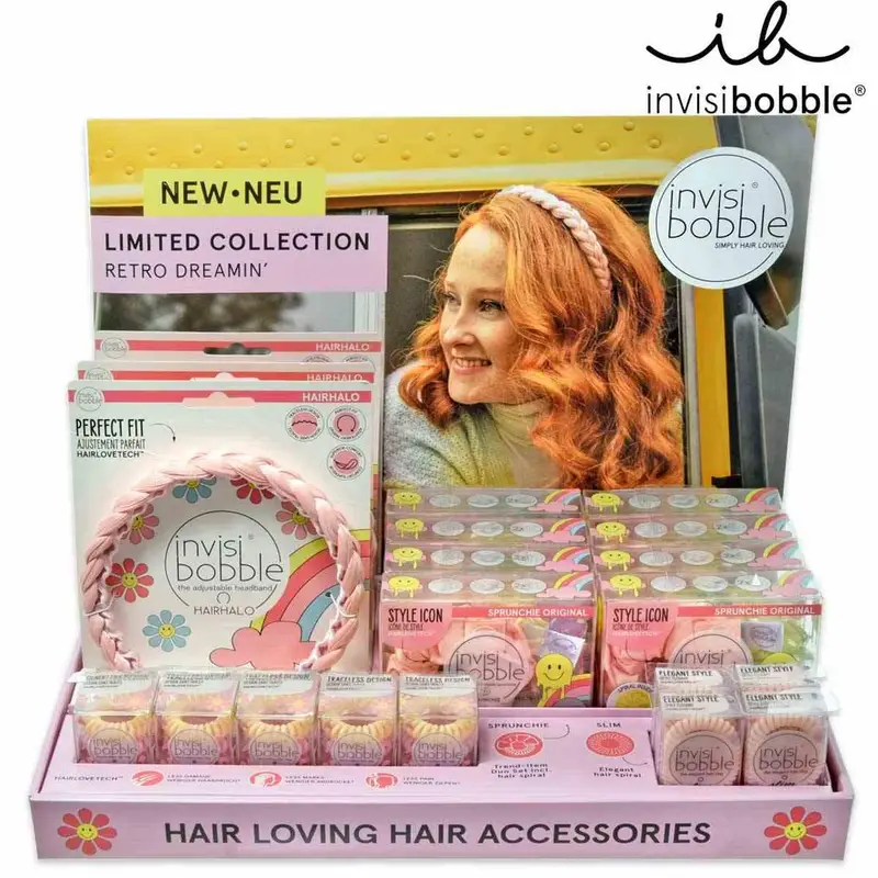 Invisibobble Retro Dreamin Display