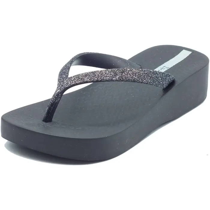 Ipanema Infradito 83386 Mesh Chic Plat Fem Black Nero