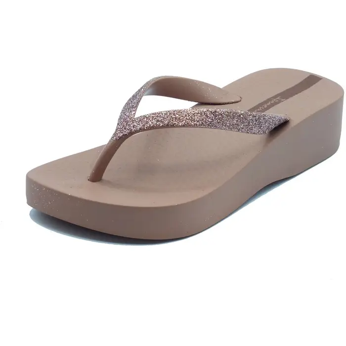 Ipanema Infradito 83386 Mesh Chic Plat Fem Brown Marrone