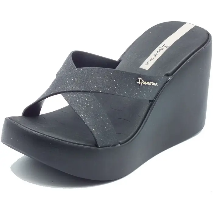 Ipanema Sandali con zeppa 83646 High Fashion Slide Black Nero