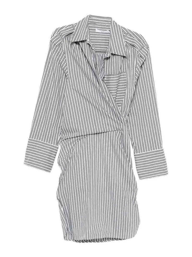 Iro Abito in cotone a righe Lazul Blu