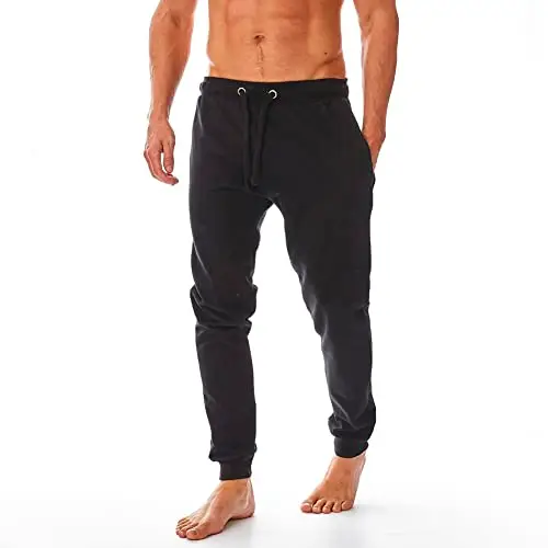 Iron Mountain IMPNT206 Pantaloni da Jogging ecologici per Uomo Realizzati con Filati riciclati, Fondo con Polsini