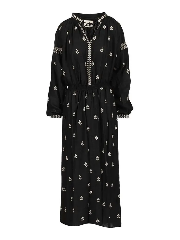 Isabel Marant Abito in seta Tussar Nero