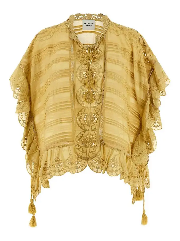 Isabel Marant Etoile Payton Top Giallo