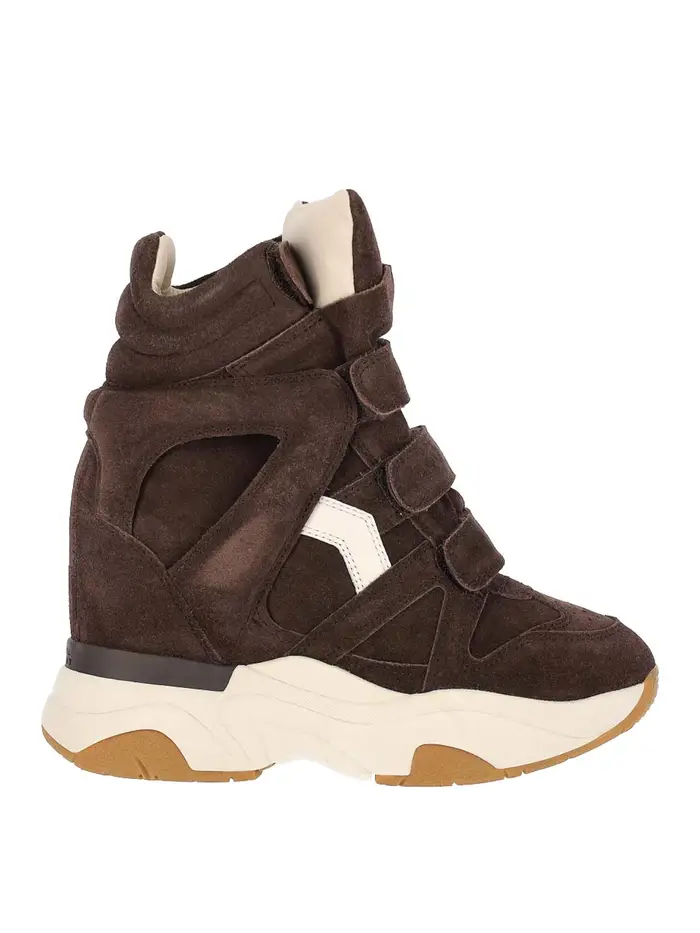 Isabel Marant Sneakers con zeppa balskee Marrone
