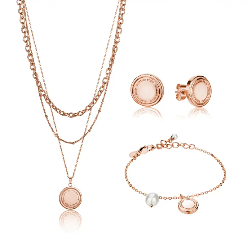Isabella Ford Set di collana, bracciale e orecchini Alyssa