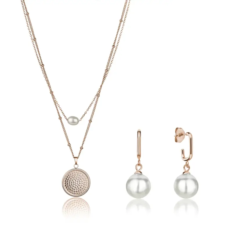 Isabella Ford Set di collana, bracciale e orecchini June Pearl