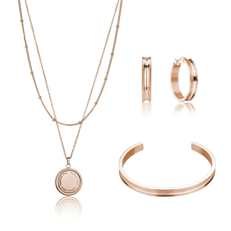 Isabella Ford Set di collana, bracciale e orecchini Livia