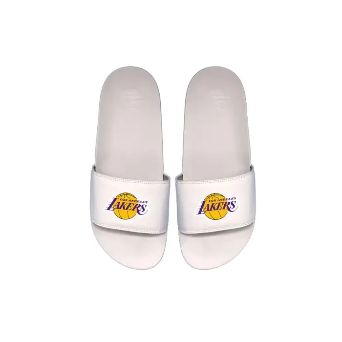 ISlide Infradito Los Angeles Lakers Motto Blanc