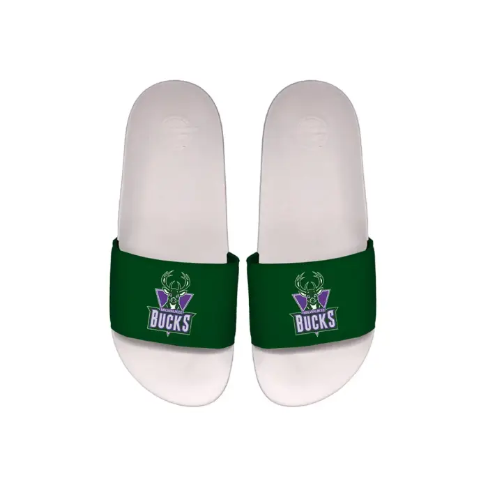 ISlide Infradito Milwaukee Bucks Two Tone Blanc