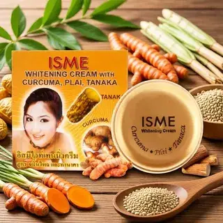 ISME Whitening Cream with Curcuma, Plai & Tanaka 3g