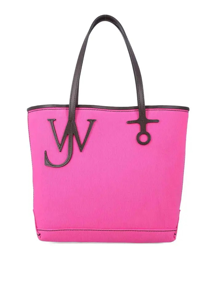 J W Anderson Borsa piccola in tela e pelle Multicolore