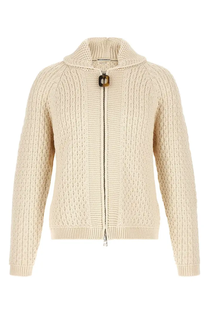 J W ANDERSON Cardigan Cable Bianco