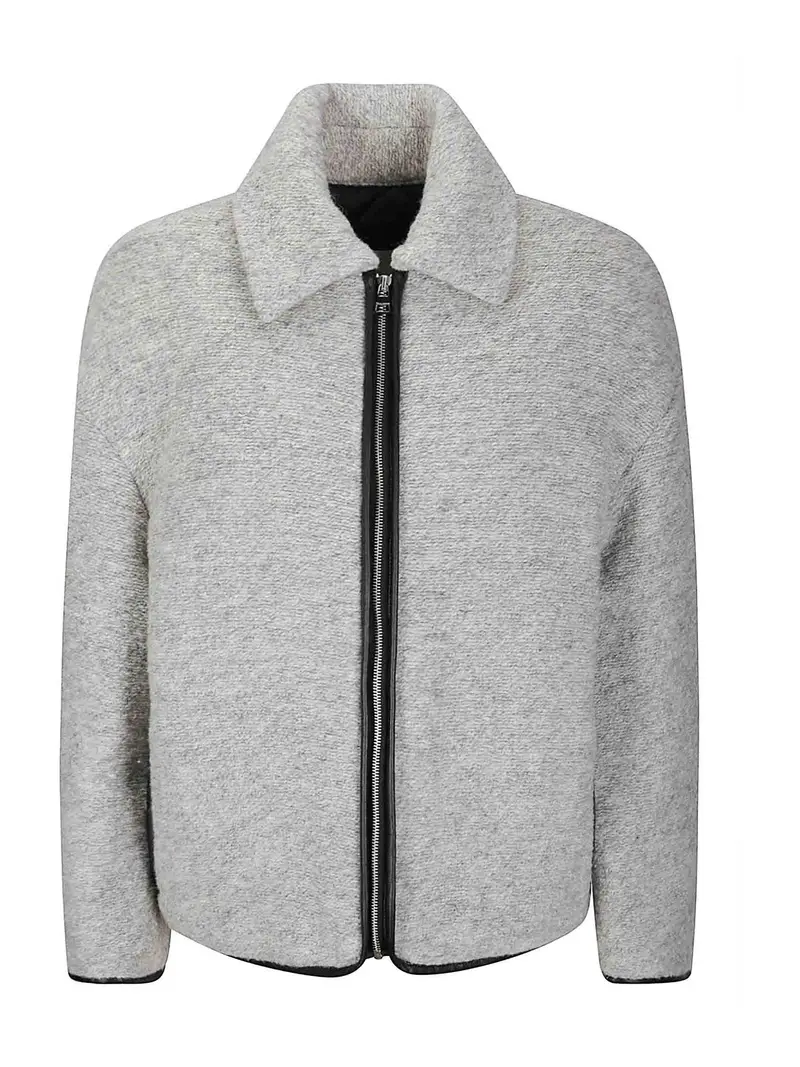 J.W. Anderson Giacca casual con finiture a contrasto Grigio
