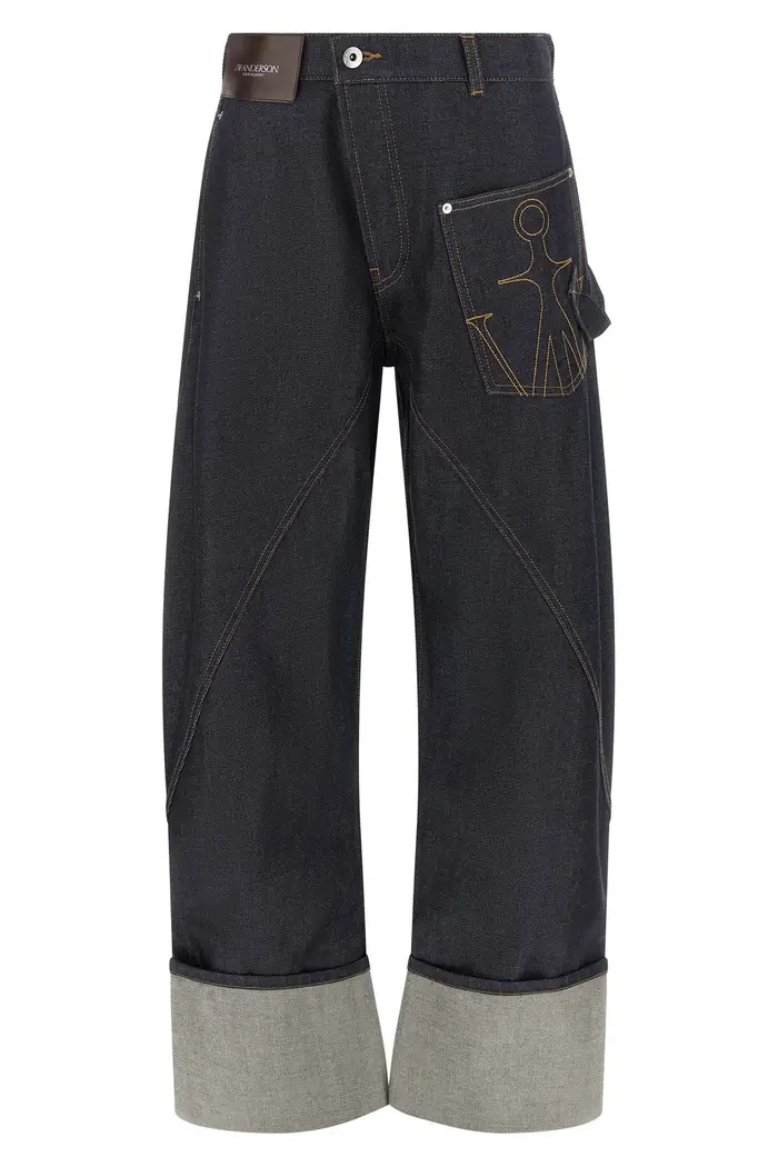 J W ANDERSON Jeans Twisted Workwear Blu