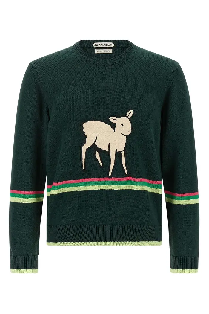 J W ANDERSON Maglia Sheep Verde