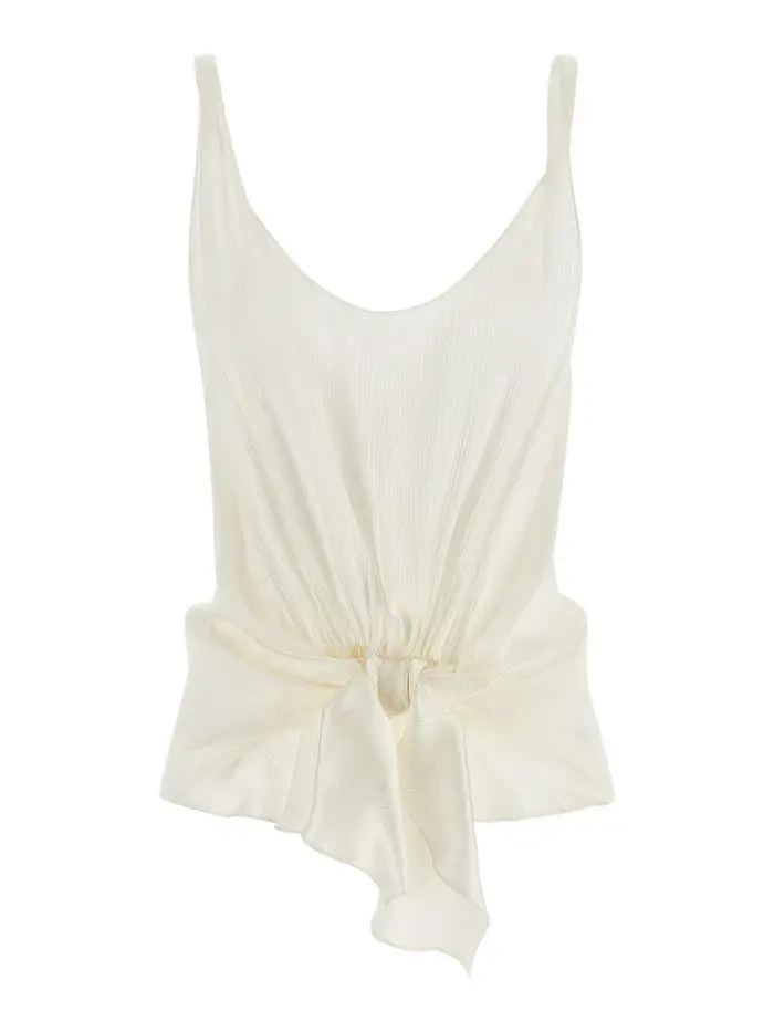 J W Anderson Nodo anteriore Top Bianco
