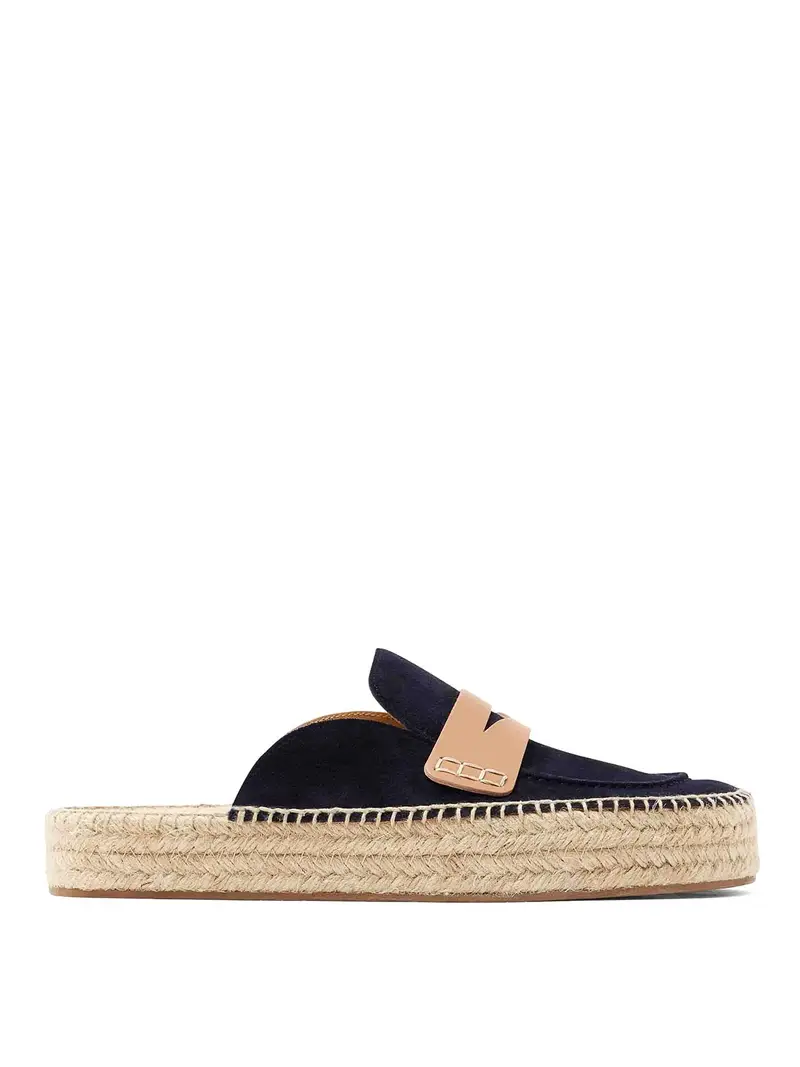 J.W. Anderson Suede Espadrilles Blu scuro