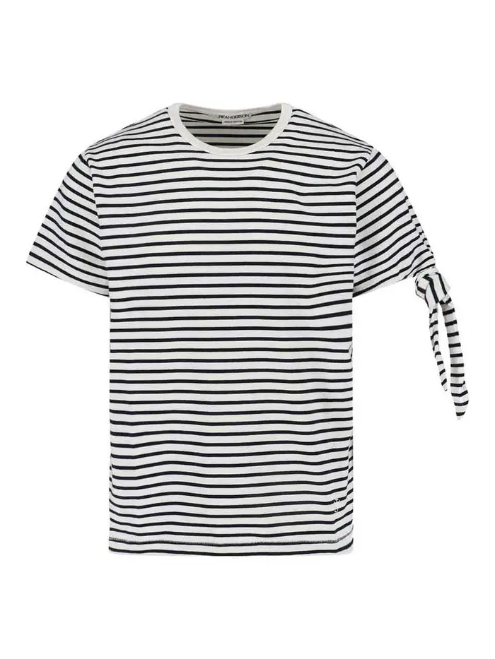 J W Anderson T-shirt a righe Bianco