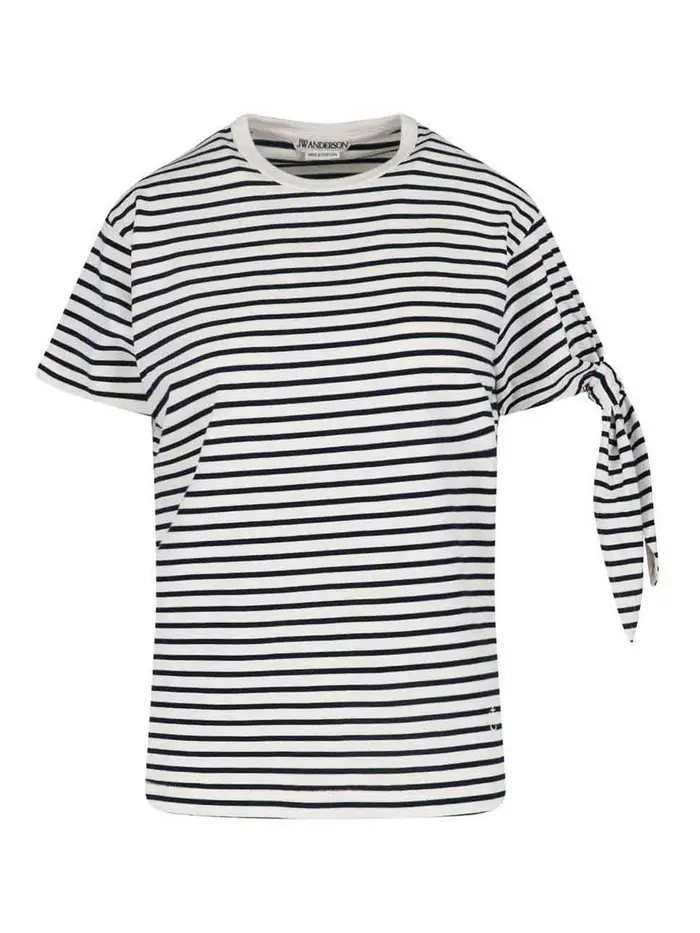 J W Anderson T-shirt a righe Bianco