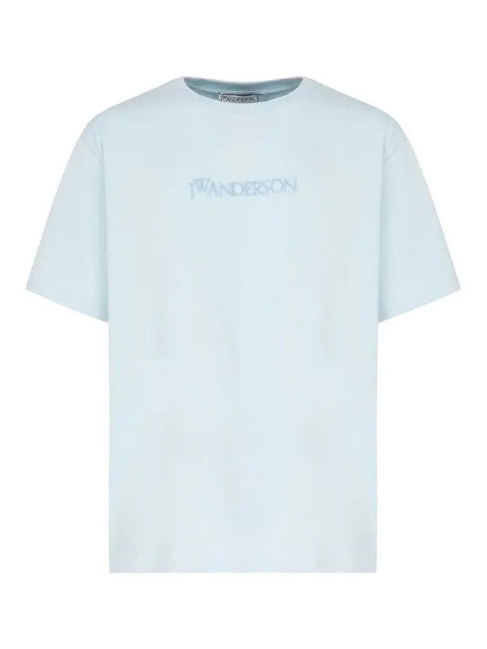 J W Anderson T-shirt con logo Blu