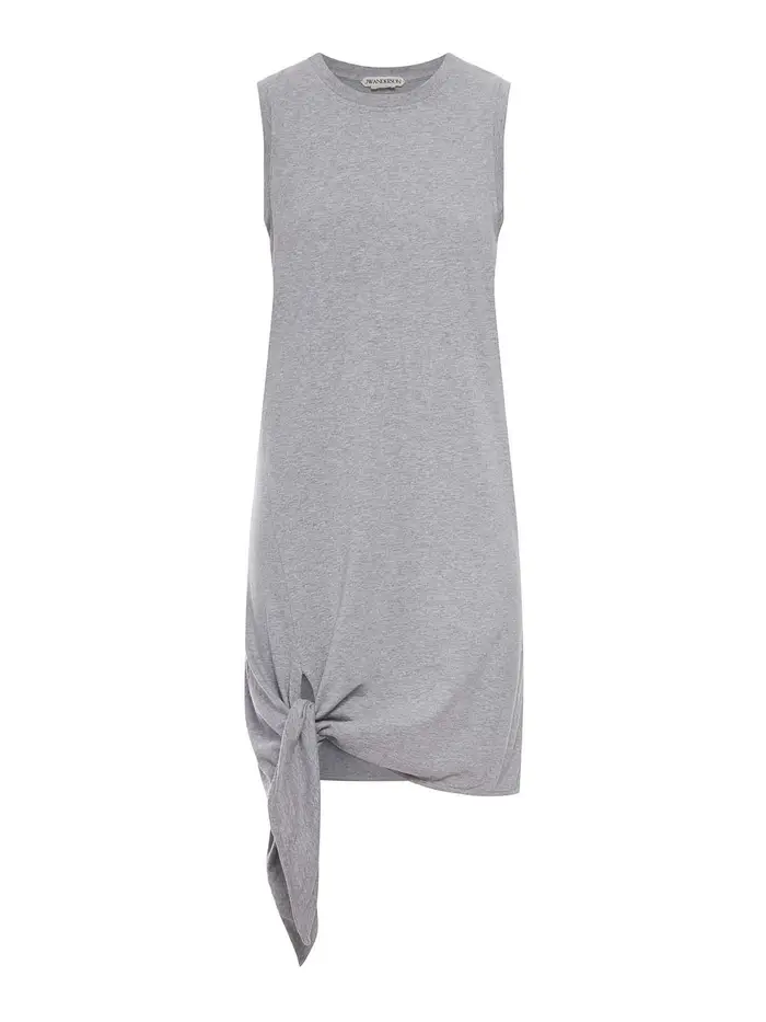 J W Anderson Vestito con orlo annodato Grigio
