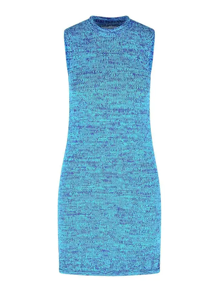 J W Anderson Vestito in misto cotone colorante spaziale Blu
