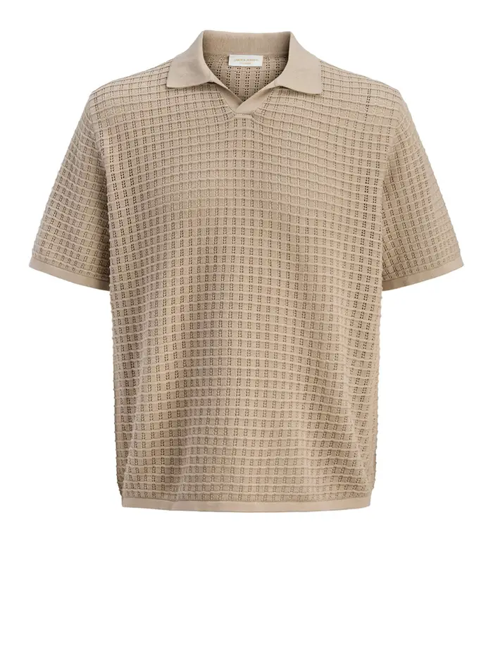maglia jack e jones nantucket da uomo - beige