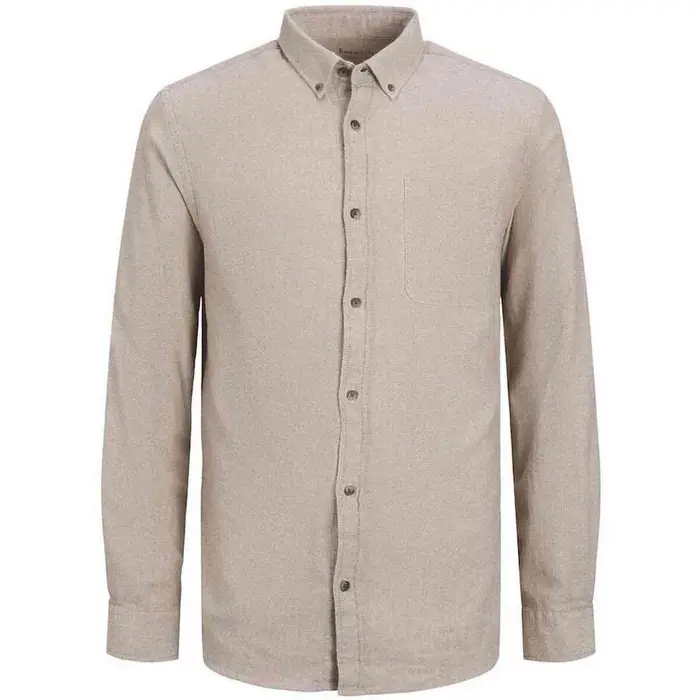 Camicia a maniche lunghe Jack & Jones 077-50508808749395 Beige