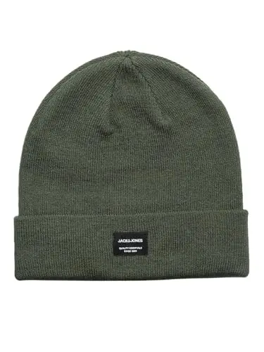 JACK & JONES Jjdna Beanie Noos, Cuffia Uomo, Verde (Forest Night)