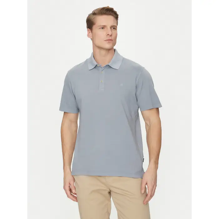 Polo William 12257315 Celeste Regular Fit Azzurro chiaro