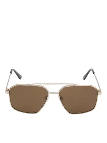 JACK & JONES Rectangular sunglasses Rectangular sunglasses Golden Brown ONE SIZE Golden Brown