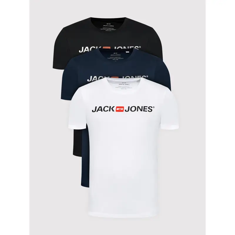 Jack & Jones Set di t-shirt Corp Logo 12191330 Multicolore Slim Fit