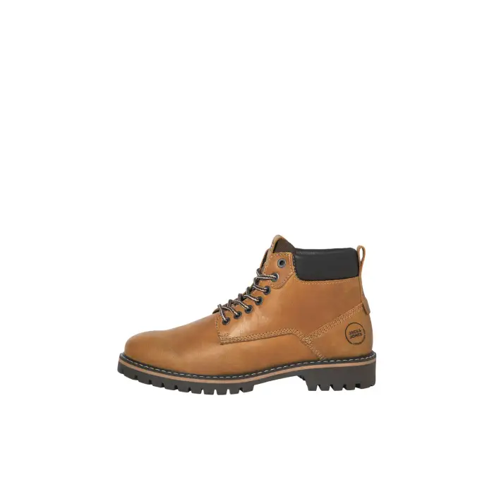 Stivaletti in pelle Jack & Jones Queensway Leather Beige