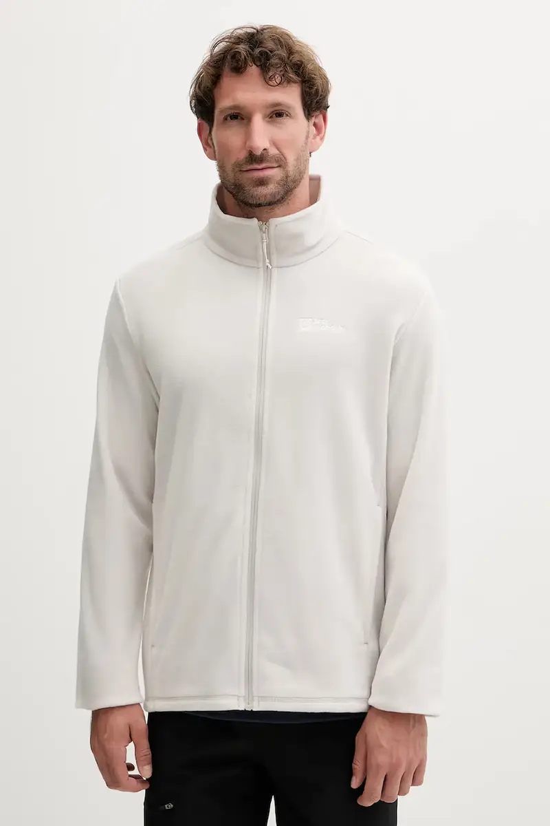 Jack Wolfskin felpa da sport Taunus colore rosso 1711451 Beige