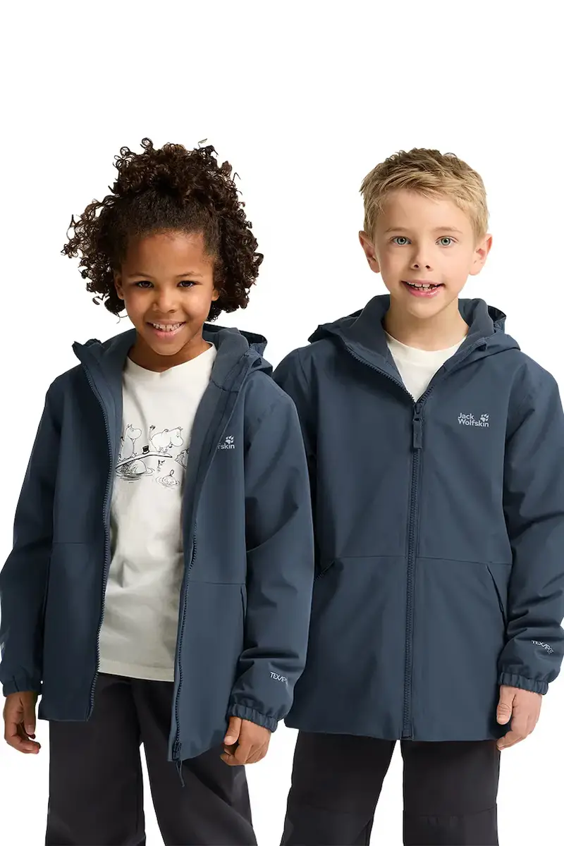 Jack Wolfskin giacca SNOW DAYS JKT KIDS Blu navy