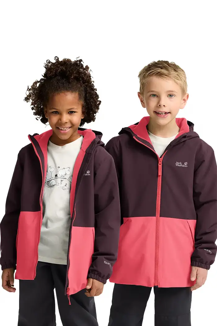 Jack Wolfskin giacca SNOW DAYS JKT KIDS Rosa
