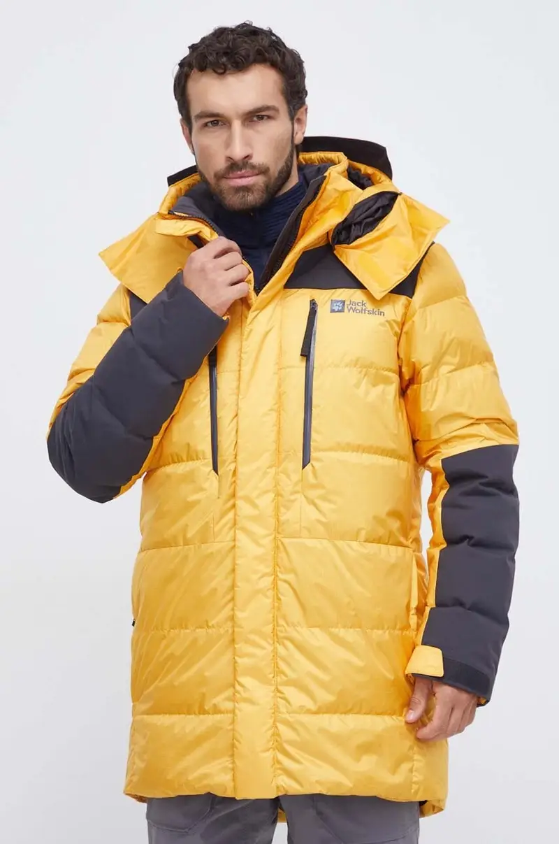 Jack Wolfskin piumino 1995 Series Cook colore giallo